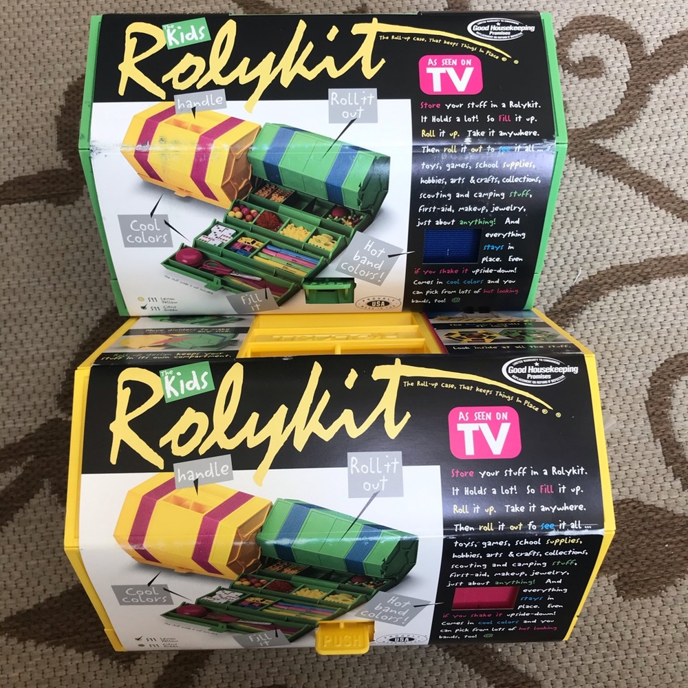 NWT Rolykit organization containers